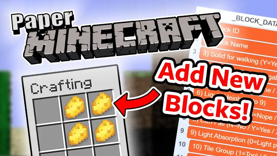 Paper Minecraft