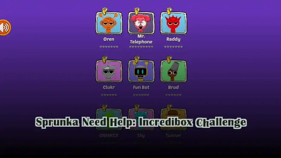 Sprunka Need Help: Incredibox Challenge