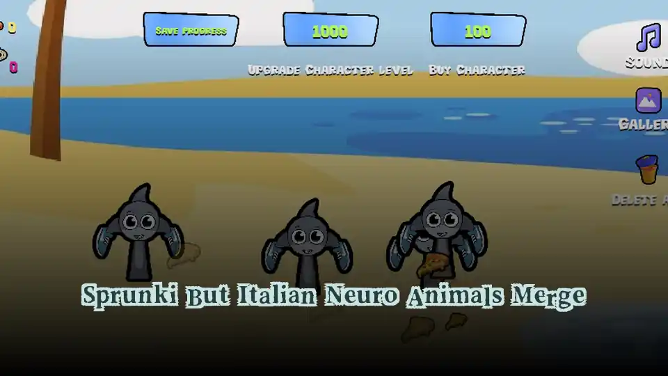 Sprunki But Italian Neuro Animals Merge