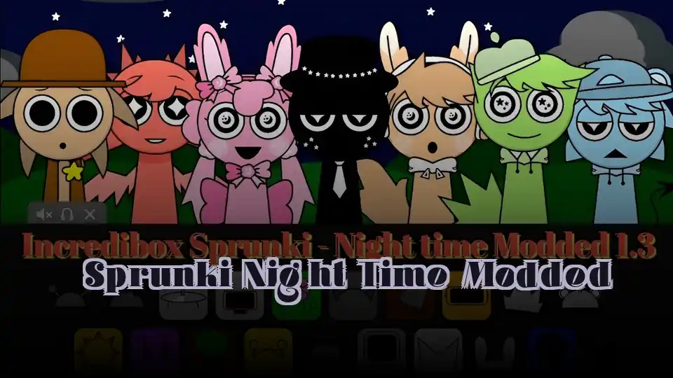 Sprunki Night Time Modded