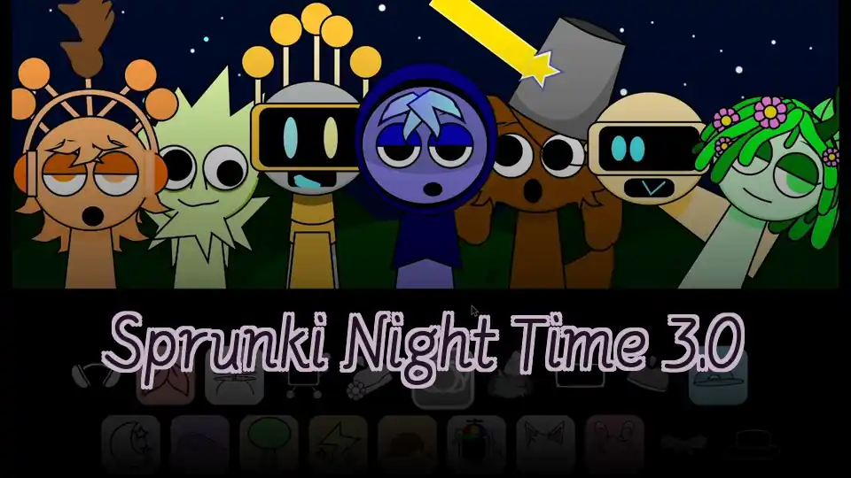 Sprunki Night Time 3.0