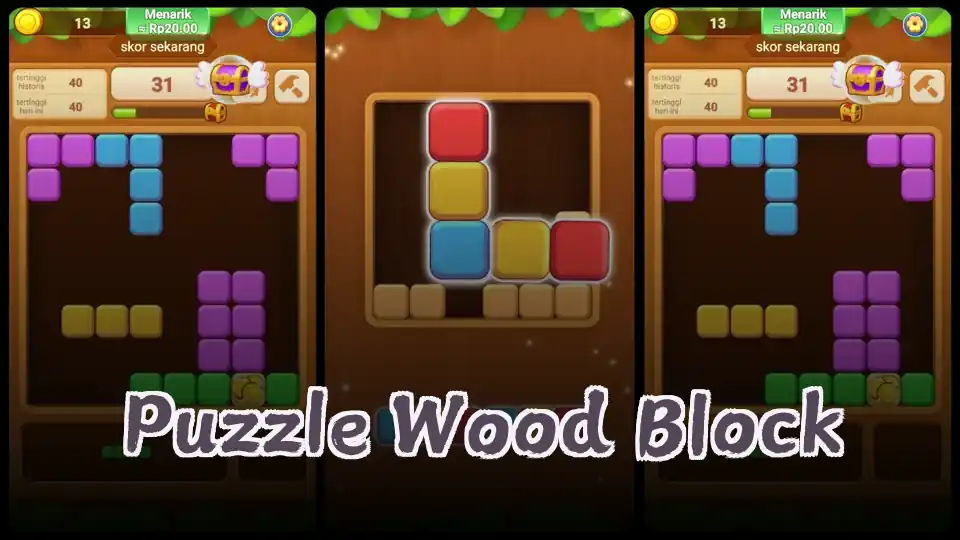 Puzzle Wood Block